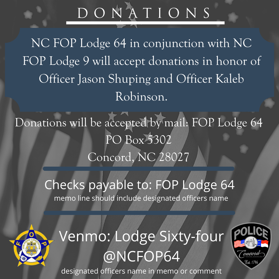 Donations for officers